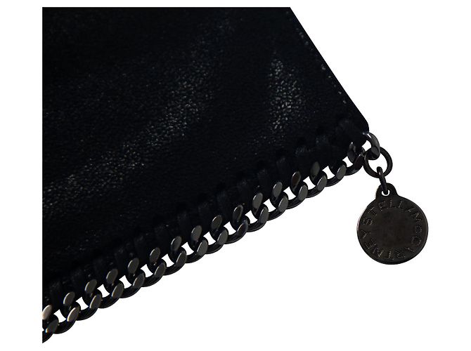 Stella Mc Cartney Custodia per iPad Stella McCartney Falabella in pelle nera Nero - vista 3