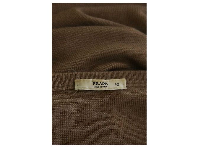 Etiquette Pull/Cardigan Prada 38 - vue 5