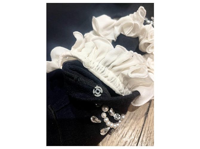 Ermanno Scervino pullover with removable collar and crystals - view 8
