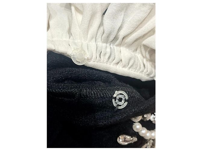 Ermanno Scervino pullover with removable collar and crystals - view 9