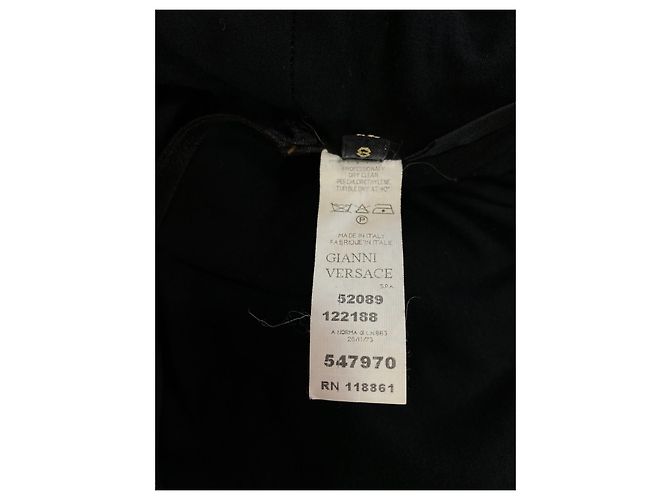Autre Marque abito nero rayon e misto lana senza maniche Chiusura con zip scollo - vista 10