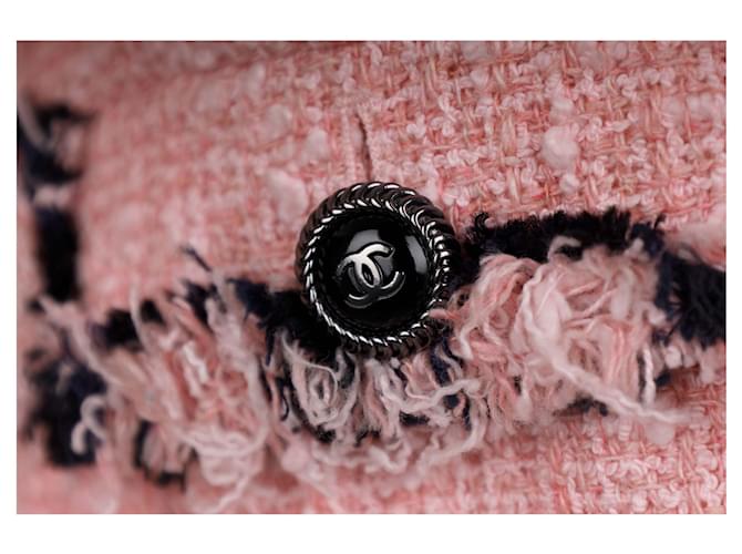 Chanel Pink Bouclé Mini Dress & Jacket Ensemble ref.731263 Joli Closet