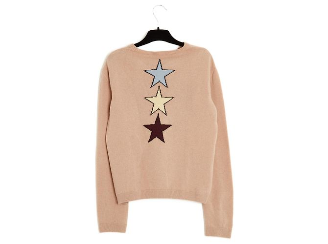 Valentino Pullover beige aus Wolle und Kaschmir - Ansicht 4