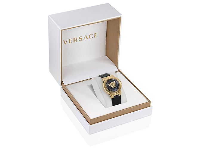 Versace Medusa Infinite Lederuhr Golden Metallisch - Ansicht 4