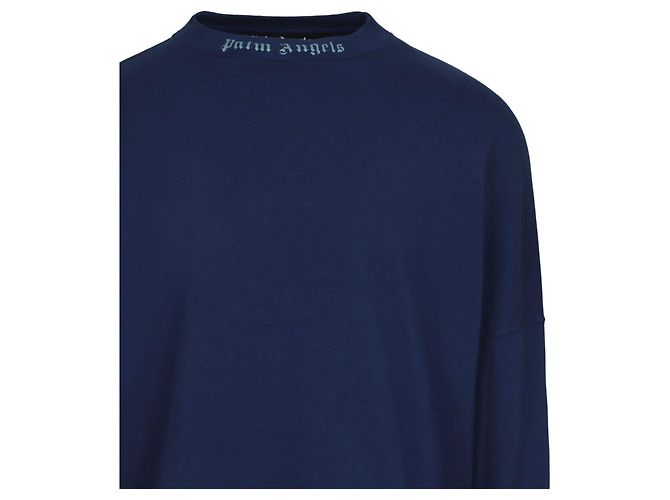 Palm Angels Langarm-Logo-T-Shirt - Ansicht 3