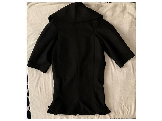 Jacquemus Abrigo oversize de lana negra Negro - vista 2