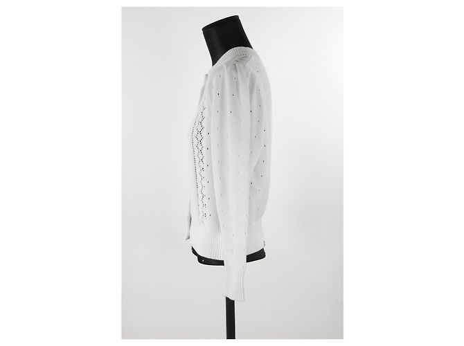 Petite Mendigote Suéter/Cárdigan 36 Blanco - vista 2