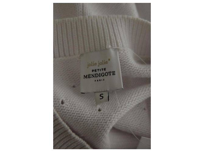 Petite Mendigote Suéter/Cárdigan 36 Blanco - vista 5