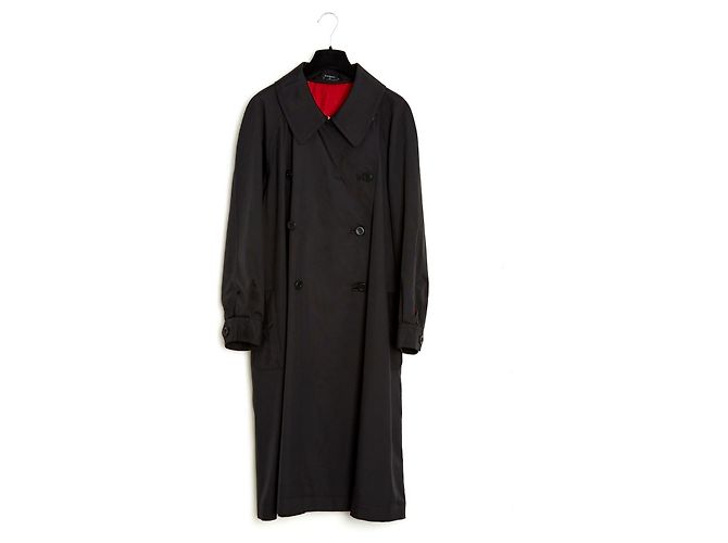 Chanel 80S TRENCH IN SETA NERO IN40/42 - vista 2