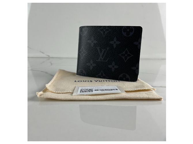 Louis Vuitton Portefeuille Multiple Dark grey - view 2