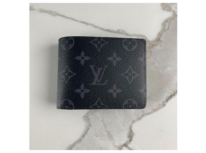 Louis Vuitton Portefeuille Multiple Dark grey - view 3