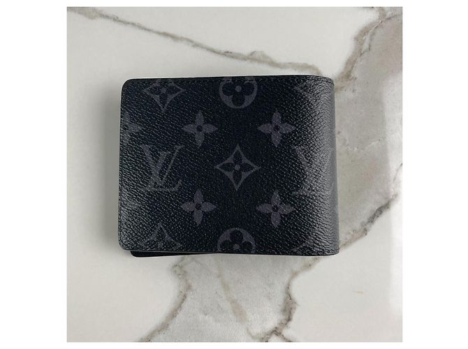 Louis Vuitton Portefeuille Multiple Dark grey - view 4