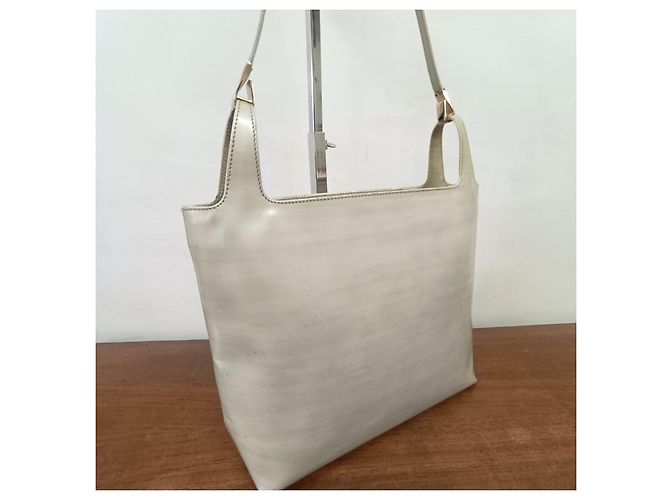 Gucci shoulder bag grey coated canvas Beige - view 2