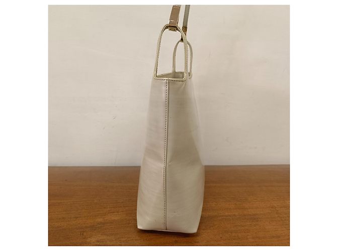 Gucci shoulder bag grey coated canvas Beige - view 3