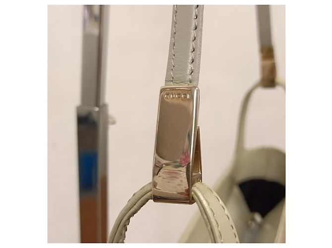 Gucci shoulder bag grey coated canvas Beige - view 6
