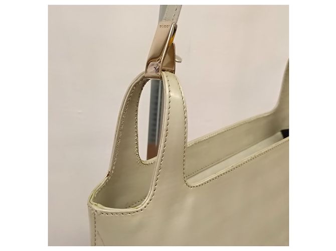 Gucci shoulder bag grey coated canvas Beige - view 9