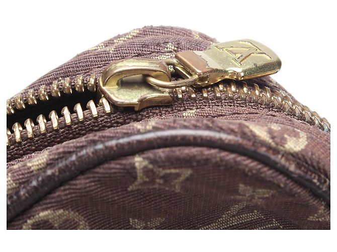 Borsa a spalla Louis Vuitton Monogram Mini Lin Danube in buone condizioni Marrone - vista 15