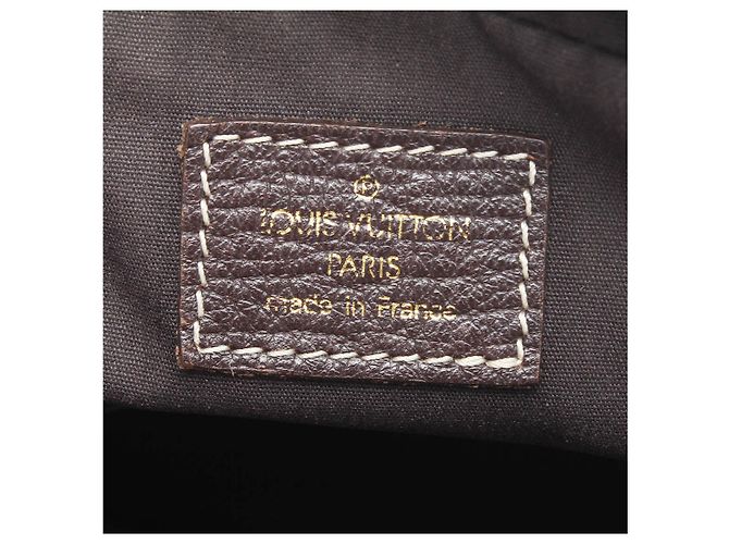 Borsa a spalla Louis Vuitton Monogram Mini Lin Danube in buone condizioni Marrone - vista 7