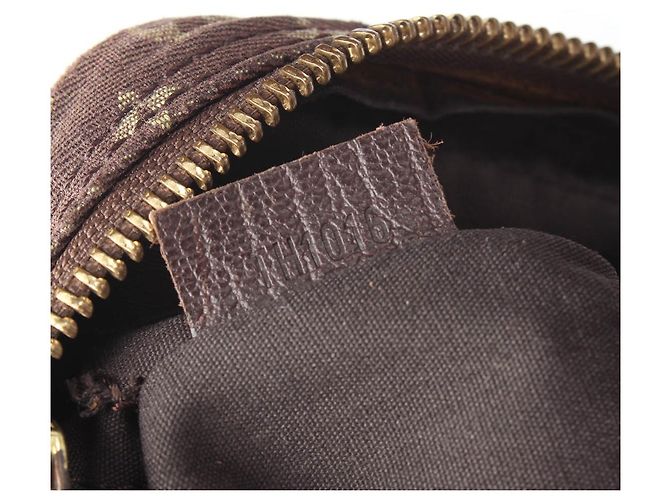 Borsa a spalla Louis Vuitton Monogram Mini Lin Danube in buone condizioni Marrone - vista 9