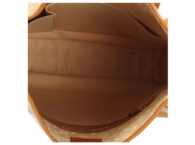 Louis Vuitton Monogram Mini Lin Mary Kate Besace Canvas Crossbody Bag Marrone - vista 10
