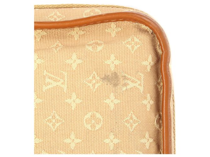 Louis Vuitton Monogram Mini Lin Mary Kate Besace Canvas Crossbody Bag Marrone - vista 11