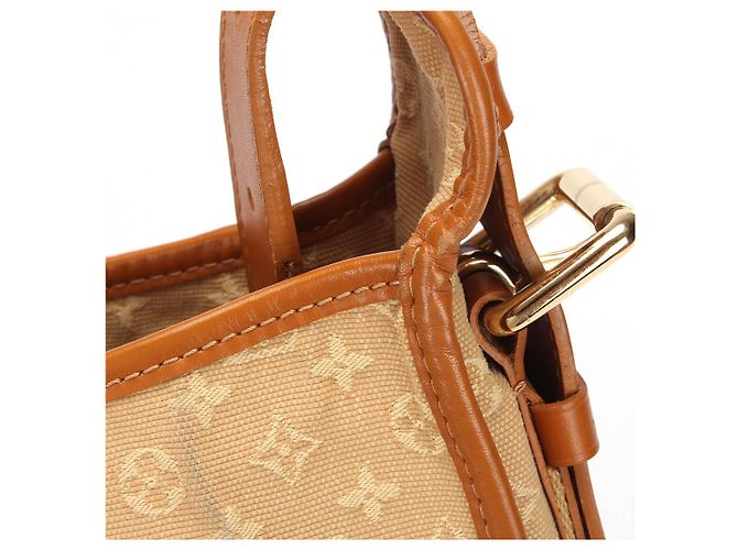 Louis Vuitton Monogram Mini Lin Mary Kate Besace Canvas Crossbody Bag Marrone - vista 13