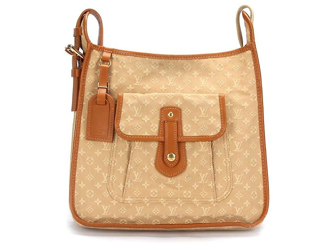 Louis Vuitton Monogram Mini Lin Mary Kate Besace Canvas Crossbody Bag Marrone - vista 2