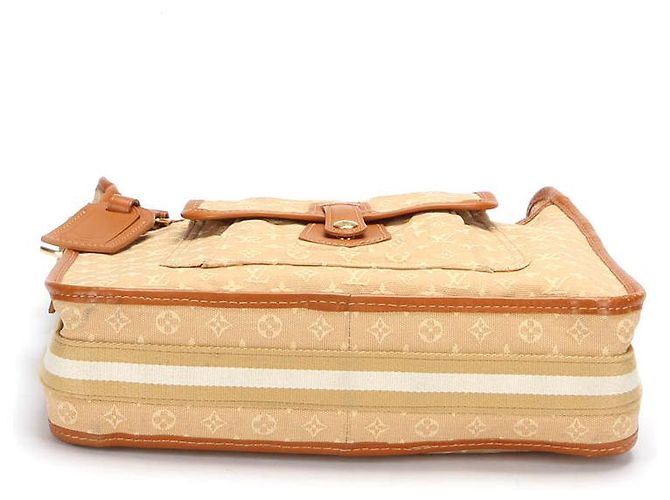 Louis Vuitton Monogram Mini Lin Mary Kate Besace Canvas Crossbody Bag Marrone - vista 6