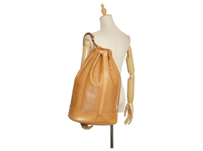 Louis Vuitton Épi Randonnée GM Beige - vue 11
