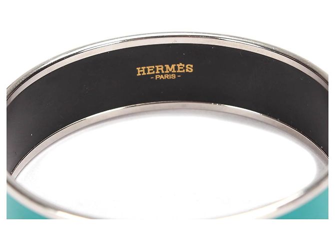 Hermès Calèche Wilde Emaille-Armreif Grün - Ansicht 5