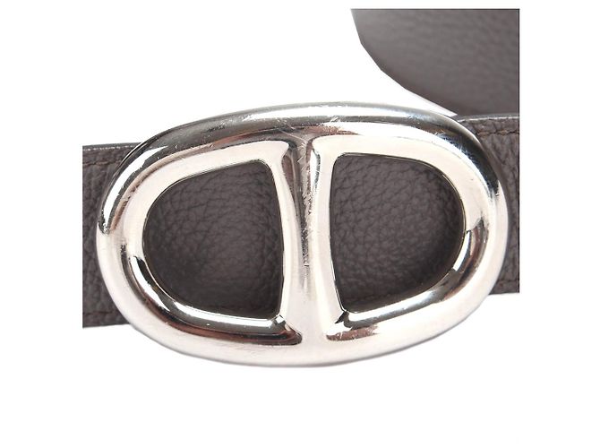 Chaîne d'ancre Hermès Cinturón Cadena de Ancre Gris - vista 4