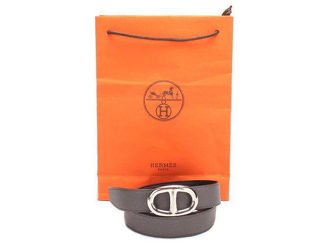 Chaîne d'ancre Hermès Cinturón Cadena de Ancre Gris - vista 7