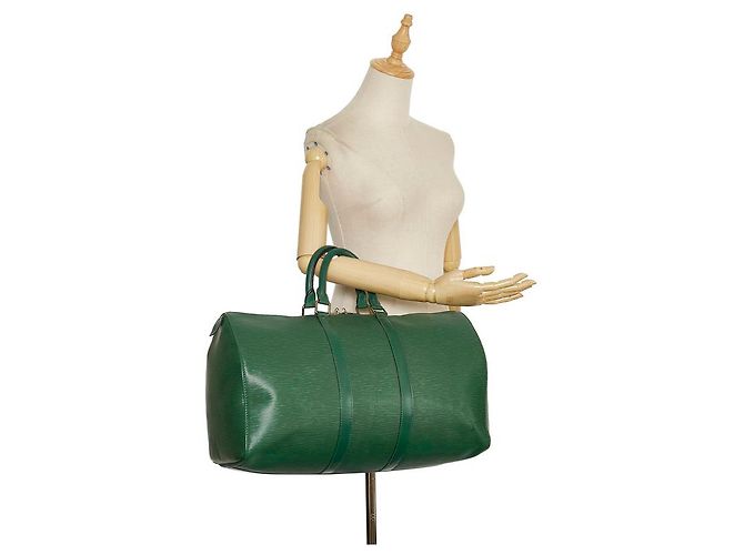 Louis Vuitton Epi Keepall 45 M42974 Verde - vista 12