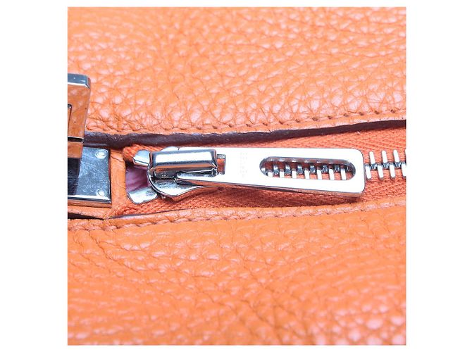 Victoria Hermès Clemente Vittoria II 35 Borsa Arancione - vista 10