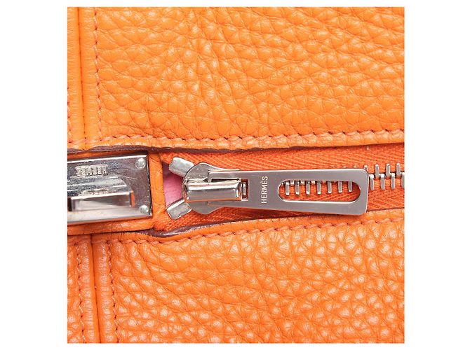 Victoria Hermès Clemente Vittoria II 35 Borsa Arancione - vista 11