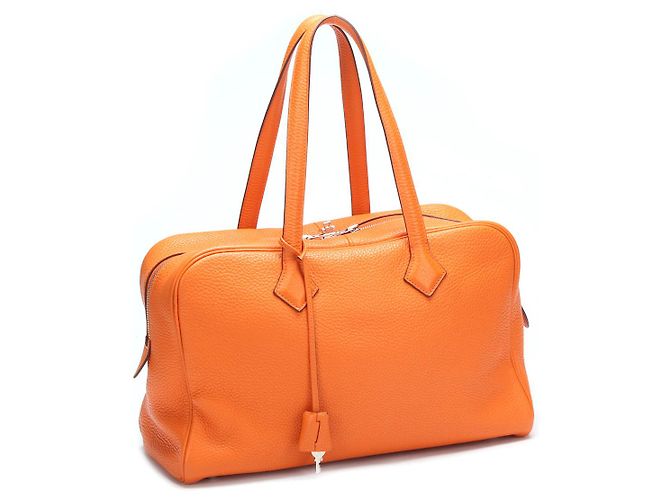Victoria Hermès Clemente Vittoria II 35 Borsa Arancione - vista 2