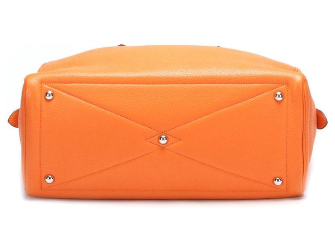 Victoria Hermès Clemente Vittoria II 35 Borsa Arancione - vista 5