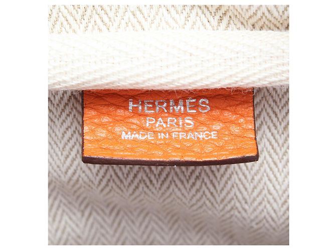 Victoria Hermès Clemente Vittoria II 35 Borsa Arancione - vista 6