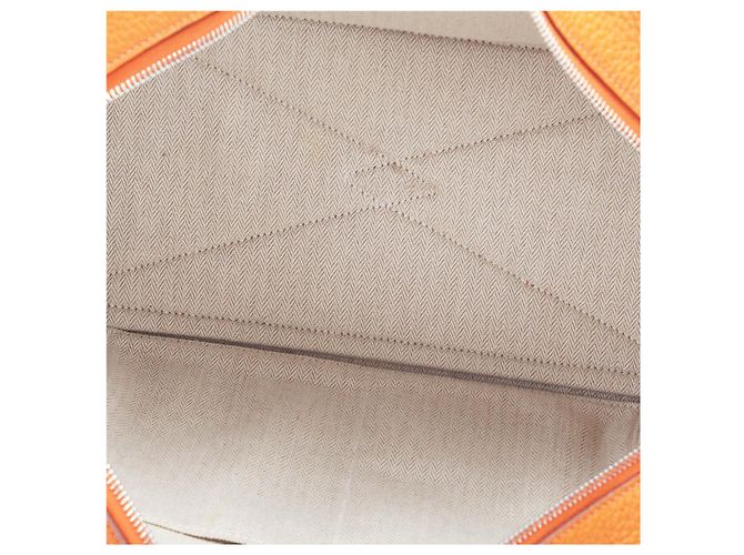 Victoria Hermès Clemente Vittoria II 35 Borsa Arancione - vista 9