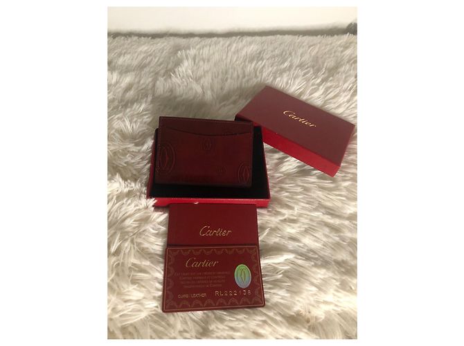 Cartier Purses, wallets, cases Dark red - view 2