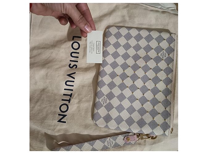 City Steamer Pochette da città bianca Louis Vuitton Bianco sporco - vista 4