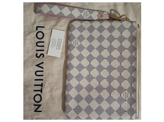 City Steamer Pochette da città bianca Louis Vuitton Bianco sporco - vista 6