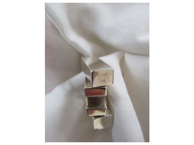 Charm Lucchetto senza chiave Hermès Argentato Argento - vista 2