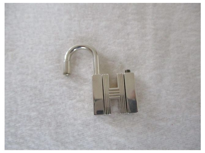 Charm Lucchetto senza chiave Hermès Argentato Argento - vista 4