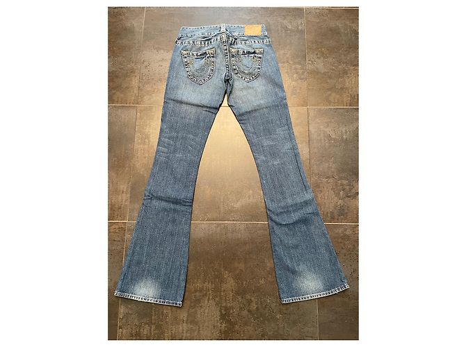 Vaqueros bootcut True Religion azules de algodón - vista 2