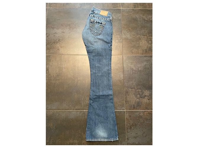 Vaqueros bootcut True Religion azules de algodón - vista 3