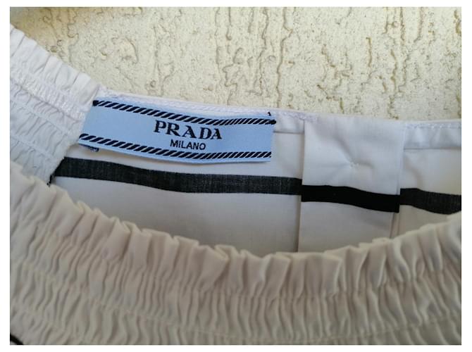 Camiseta Prada negra de algodón Negro - vista 3