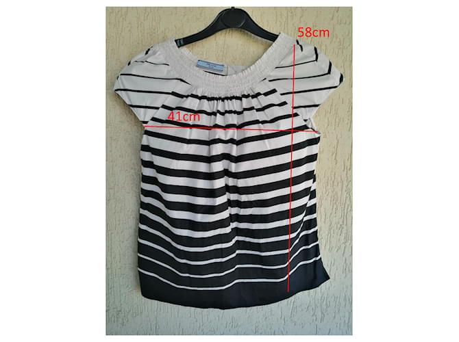 Camiseta Prada negra de algodón Negro - vista 6