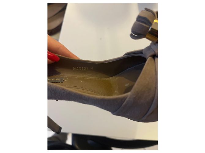 Louis Vuitton High Heels Beige Hirschleder - Ansicht 6