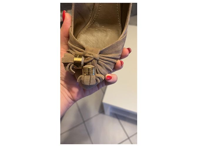 Louis Vuitton High Heels Beige Hirschleder - Ansicht 7